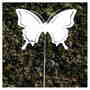 Schmetterling Gartenstecker L88cm Blumenstecker Gartendeko Edelrost oder wei�