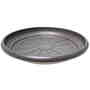 Untersetzer Toscana anthrazit Kunststoff rund f�r Blumentopf Pflanzk�bel 