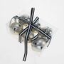 6 Gl�ckchen Metall 4cm mini Glocke Schelle Weihnachtsh�nger silber matt und gl�nzend