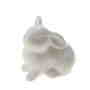 Hase Pit gro� Keramik wei� 4,5x4x3,5cm Osterhase Ostern Fr�hling 