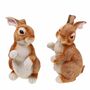 Hase braun H 14cm Polyresin Osterhase Kaninchen Krippe Streudeko Ostern