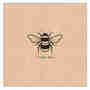 20 Servietten recycled honey bee Honigbiene Biene 3lagig 33x33cm Tissue 