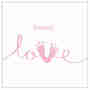 20 Servietten sweet love Babyf��e Baby Schrift 3-lagig 33x33cm Junge M�dchen Geburt Taufe
