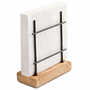 Serviettenhalter schlicht Holz Metall Serviette Spender Box Serviettenst�nder
