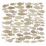72 Fische Holz natur Kommunion Konfirmation Taufe maritim Streuteile Tisch Deko