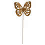 Stecker Schmetterling L30cm Metall rost Garten Deko Butterlfly Beet Pick Stab 