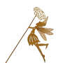 Stecker Fee Elfe L65cm Metall rost schwebend an Blume Garten Deko Pick Stab