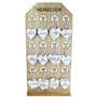Aufsteller Holz mit 48 Herzen mit Spruch Geschenkanh�nger W�nsche Gr��e H�nger 