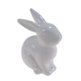 Hase sitzend Keramik wei� 11,5x9,5x6,3cm Osterhase Ostern Fr�hling Figur 