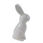 Hase aufrecht Keramik wei� 14,5x6,5x4,5cm Osterhase Ostern Fr�hling Figur