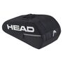 HEAD Base Racquet Bag L Schwarz Tennistasche 9 Schl�ger Rucksackfunktion 60 Liter