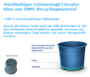 10 Stk. Nachhaltig Blumentopf, Pflanztopf, Containertopf Circular blue