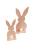 Filz Deko Osterhasen 2er-Set (15cm + 20cm) verschiedene Farben