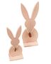 Filz Deko Osterhasen 2er-Set (15cm + 20cm) verschiedene Farben