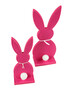 Filz Deko Osterhasen 2er-Set (15cm + 20cm) verschiedene Farben