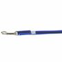 K9 gummierte Sportleine blau 14mm / 1,2m mit Schlaufe