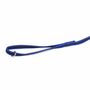 K9 gummierte Sportleine blau 14mm / 1,2m mit Schlaufe