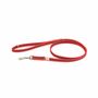 K9 gummierte Sportleine rot 14mm / 1,2m mit Schlaufe
