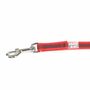 K9 gummierte Sportleine rot 14mm / 1,2m mit Schlaufe