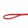 K9 gummierte Sportleine rot 14mm / 1,2m mit Schlaufe