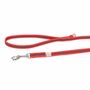 K9 gummierte Sportleine rot 14mm / 2m mit Schlaufe