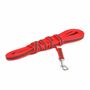 K9 gummierte Sportleine rot 14mm / 5m mit Schlaufe