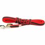 K9 gummierte Sportleine rot 20mm / 5m mit Schlaufe