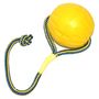 Starmark Swing & Fling Dura Foam Fetch Ball 8,9 cm mit Wurfseil 