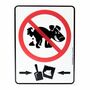 Rahmenlos Blechschild: kein Hundeklo, bitte aufsammeln 