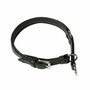 Softleder Zugstopp Halsband mit Nappaleder gef�ttert, schwarz 