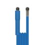 HD-Schlauch 1SN, DN06, blau, M14 Innengewinde auf M14 Innengewinde, max. 150-C, max. 210bar 