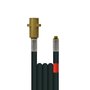30m Rohrreinigungsleitung Flexy, DN6, schwarz, K�rcher Bajonett auf 1/8 Zoll Aussengewinde, max. 100-C, max. 300bar 