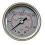 Manometer 1/4 Zoll Aussengewinde hinten, Edelstahlgeh�use, glyceringed�mpft