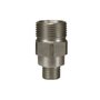 Gegennippel M22 AG auf 1/4 AG, max. 500bar, Edelstahl, Langausf�hrung  