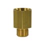 Verl�ngerungsnippel reduziert 1/8 AG - 1/4 IG, max. 150bar, Messing 