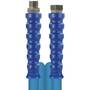 Hochdruckschlauch blufood Blau, DN 12, max. 50 bar, glatte Decke, Armaturen Stahl verzinkt 