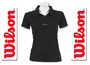 Wilson Damen Performance Polo schwarz Gr. XS 