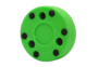 Green Biscuit Roller Hockey Puck