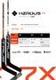 True HZRDUS 7X GOALIE Stick Senior 27 - black-white