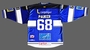 Metzen Trikot, Gr. 54, IceFighters Leipzig  #68 Tom PAUKER 