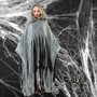 Halloween Kost�m Poncho Zombie grau f�r Erwachsene