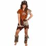 Steinzeit Kost�m Urmensch Kleid mit Stulpen f�r Damen