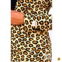 Damen Opposuit Leopard, Blazer mit Rock