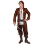 Piraten Kost�m Seer�uber Piraten-Jacke de Luxe Braun f�r Herren 