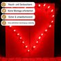 Lichterbild brennendes rotes Herz 