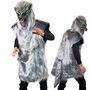 Wolf Kost�m grauer Wolf Isegrim mit Maske f�r Herren