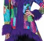 Garde Mantel im Patchwork-Look bunt f�r Damen