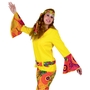 Hippie Kost�m Mrs. Yellow f�r Damen