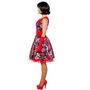 Rockabilly Kost�m Miss Flower f�r Damen