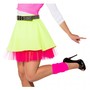80er Jahre Kost�m Rock mit Petticoat neonfarben f�r Damen